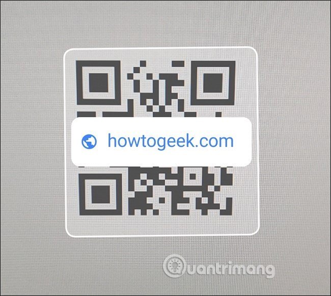 Quét mã QR bằng Google Lens